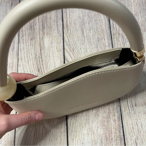 Melie Bianco Cream Handbag - Picture 4 of 10
